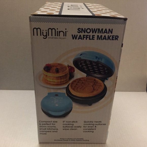 NEW My Mini Snowman 5'' Waffle Maker - Picture 2 of 5